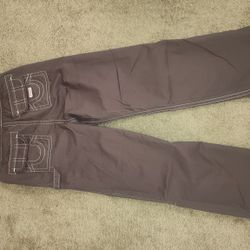 Brown Ultra Baggy Tru Religion Cargo Pants 