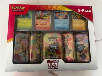 Costco Pokemon Scarlet & Violet 151 Mini Tin 5-pack