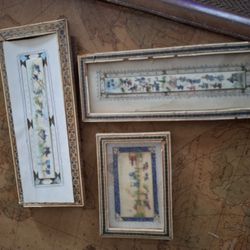 Three Persian Hand Painted Scenes On Bone