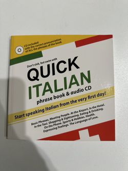 Learn Italian Book With Cd Language Translator