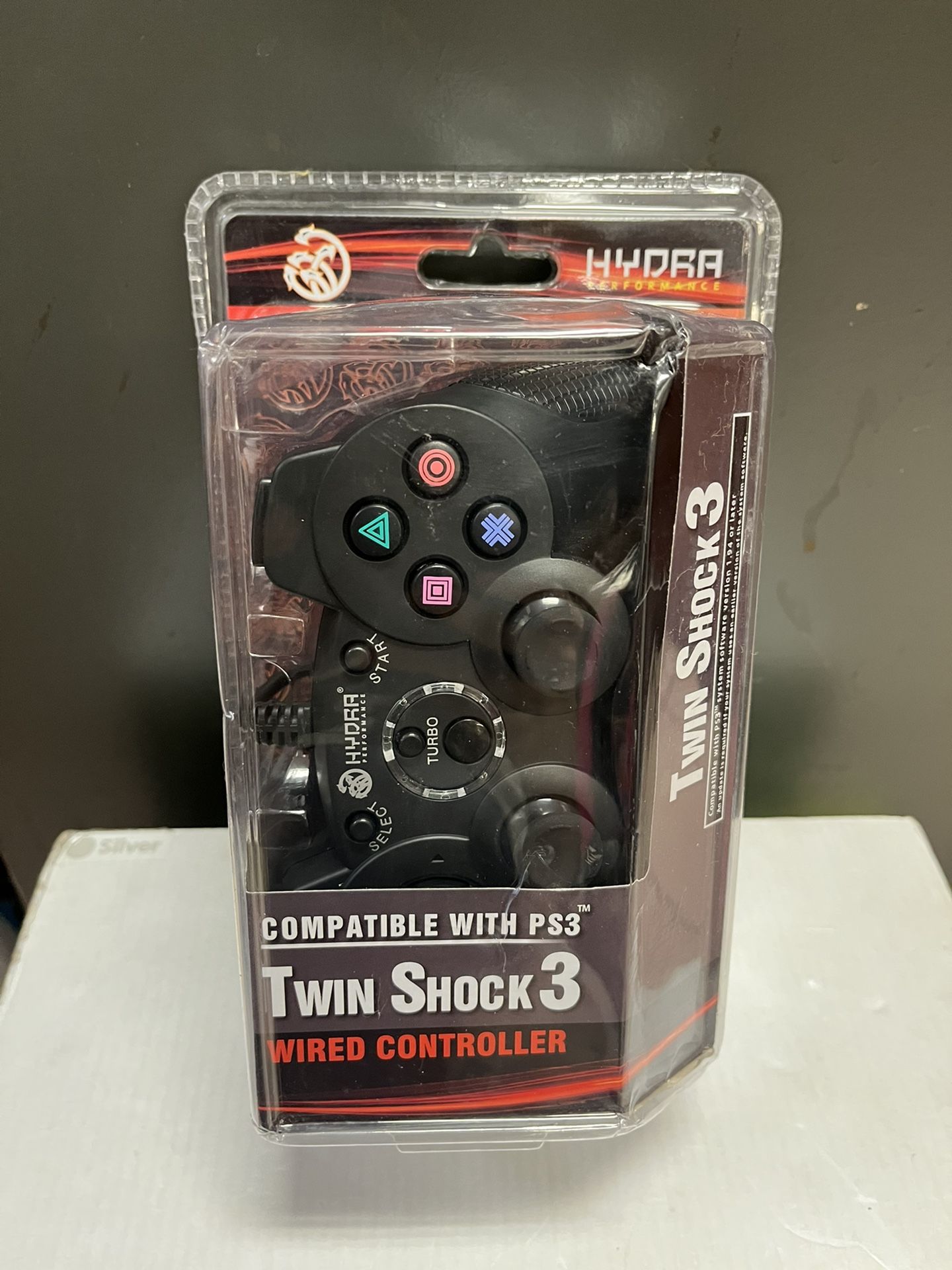 Hydra Performance Twin Shock 3 Wired Controller (BLUE) PS3 Compatible - NEW