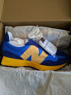 New balance 327 blue yellow size 10.5 new in box