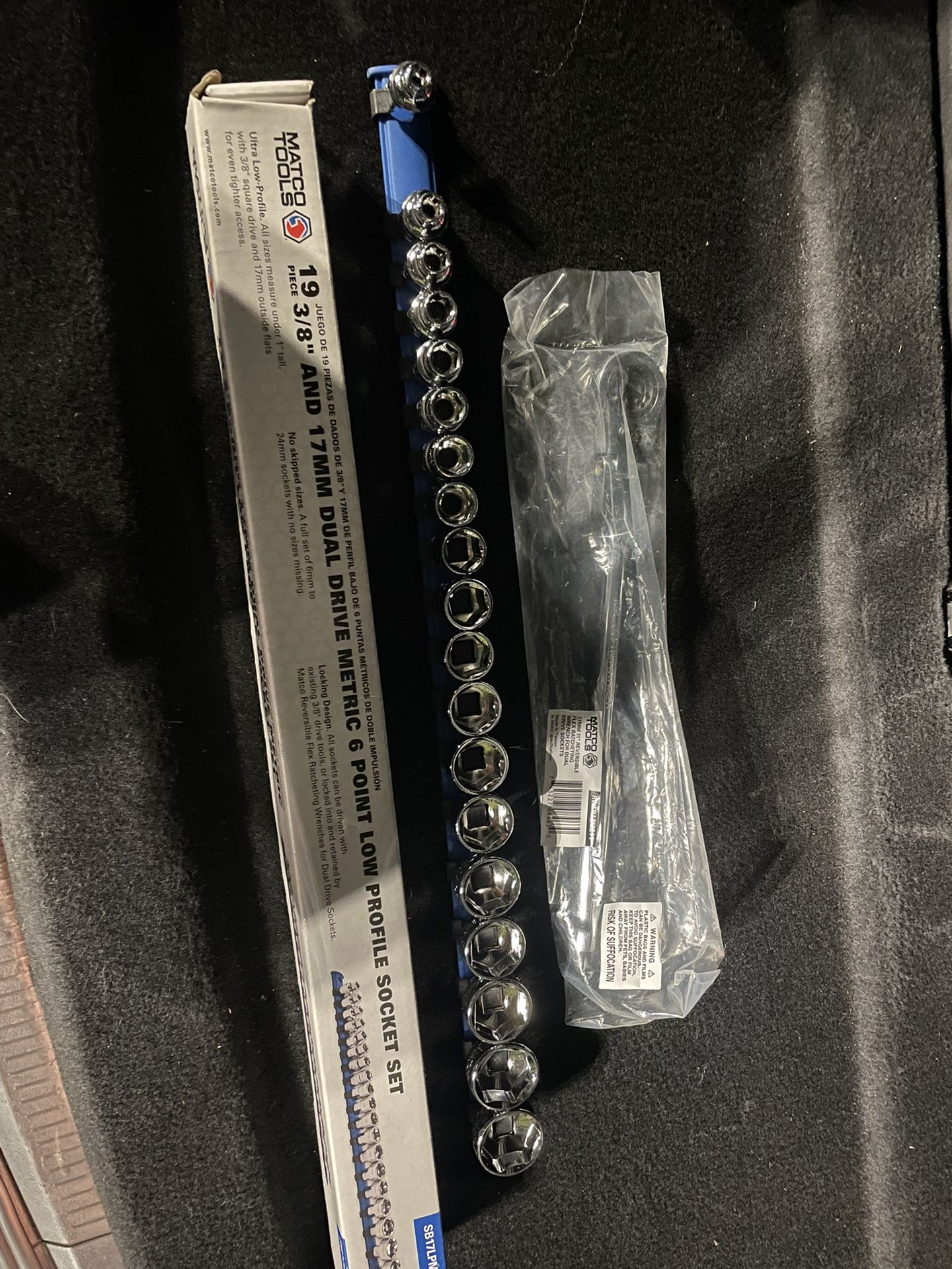 Matco Low Profile Metric Ratchet Set
