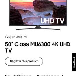 Samsung 50 Inch 4K UHD TV