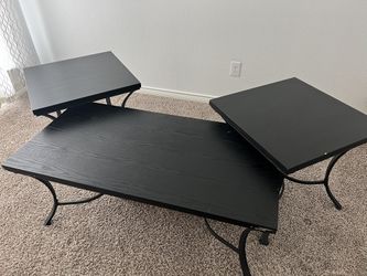 Coffee Table With 2 Sides, Black