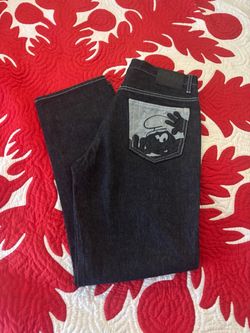 Supreme smurfs regular fit jeans size 32