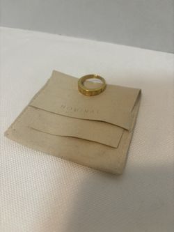 Nominal Jewelry Palestine Dotted Henna Ring 18K Gold Plated Size 8