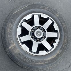 1 — 265/70r17 6x5.5 6x139.7 Stock TRD Tacoma 4runner Tundra Yukon Tahoe Wheel Rim Tire!