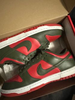 Nike Dunk Low Mystic Red Cargo Khaki 10
