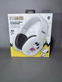 Peanuts Snoopy Wireless Stereo Headphones