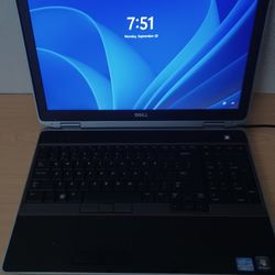 Dell Latitude E6520 Core i7-2640M 2.8ghz 2GB 160GB Windows 11 Pro No battery