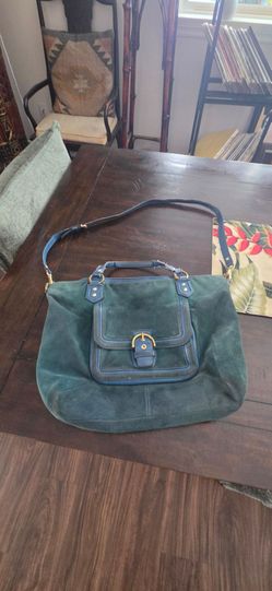 Coach turquoise purse