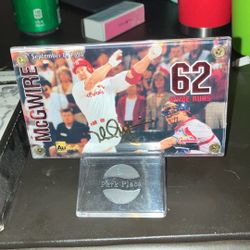 McGwire 24kGold Baseball Card