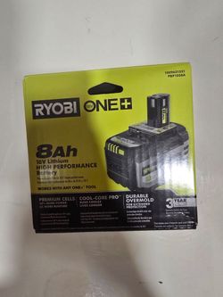 Ryobi 18v 8Ah Battery With Charger