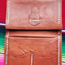 Vintage MAROC OR 22 Carats Leather Wallet