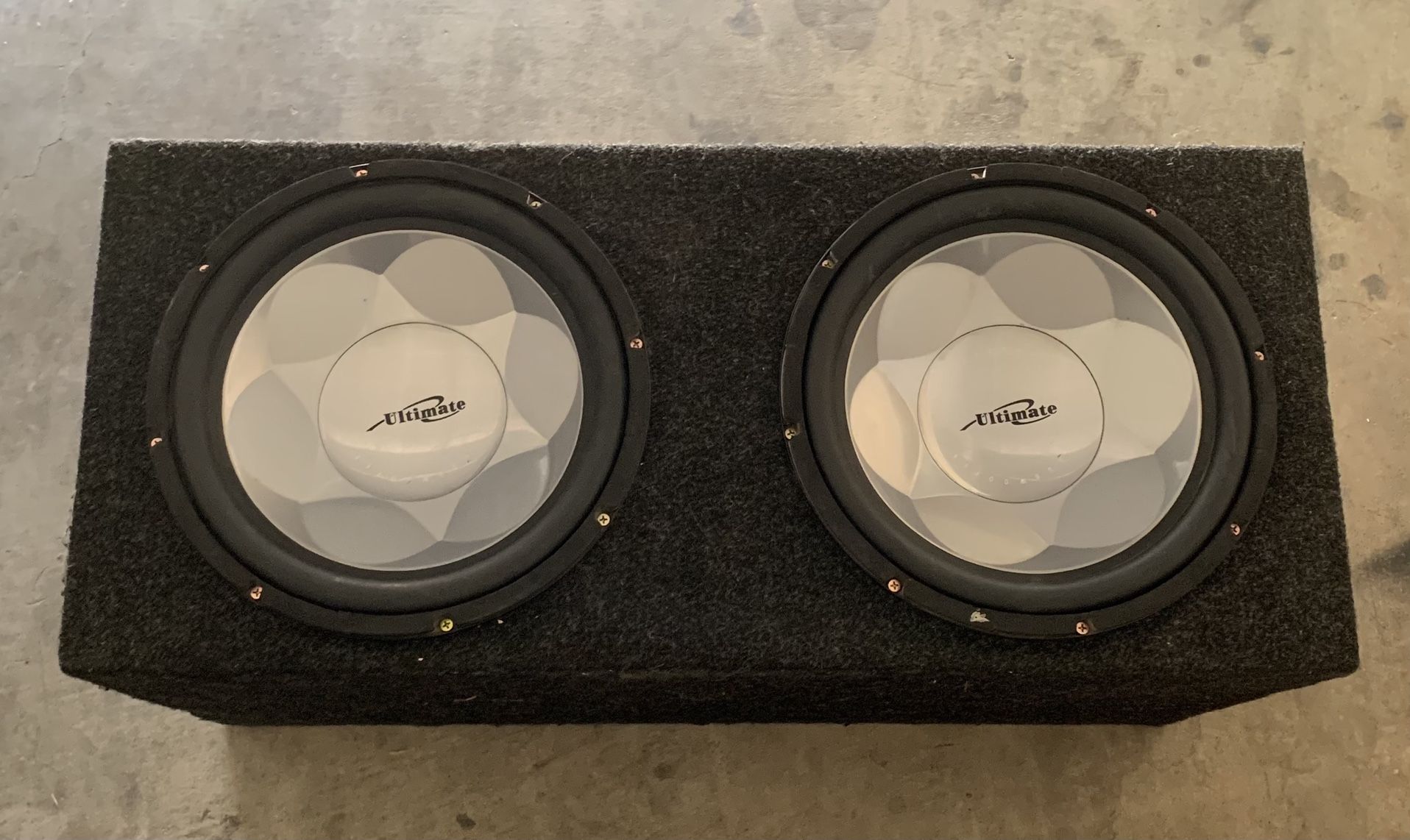 (2) 12 Inch Ultimate Titanium Symetec Subwoofers π π
