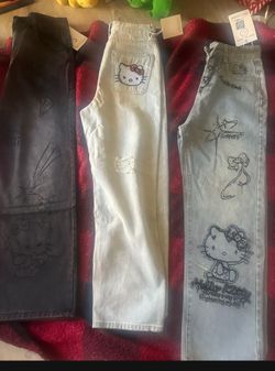 💞💖 hello kitty jeans size 5 junior