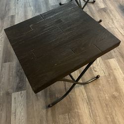 Two Nice Wood End Tables