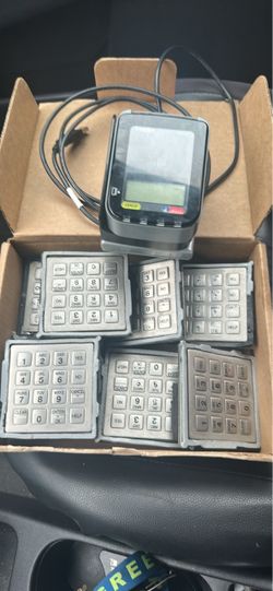 POS PIN Pad Keypads Lot with Payment Terminal
