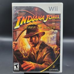 Nintendo Wii Indiana Jones & The Staff Of Kings ( Tested & Working  ) 