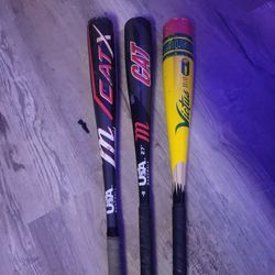 Bats And Catcher Gear Bundle