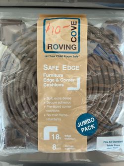 RovingCove Edge Corner Protector Baby Proofing (Large 18ft 8 Corners),