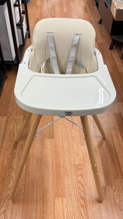 Convertible Wooden High Chair