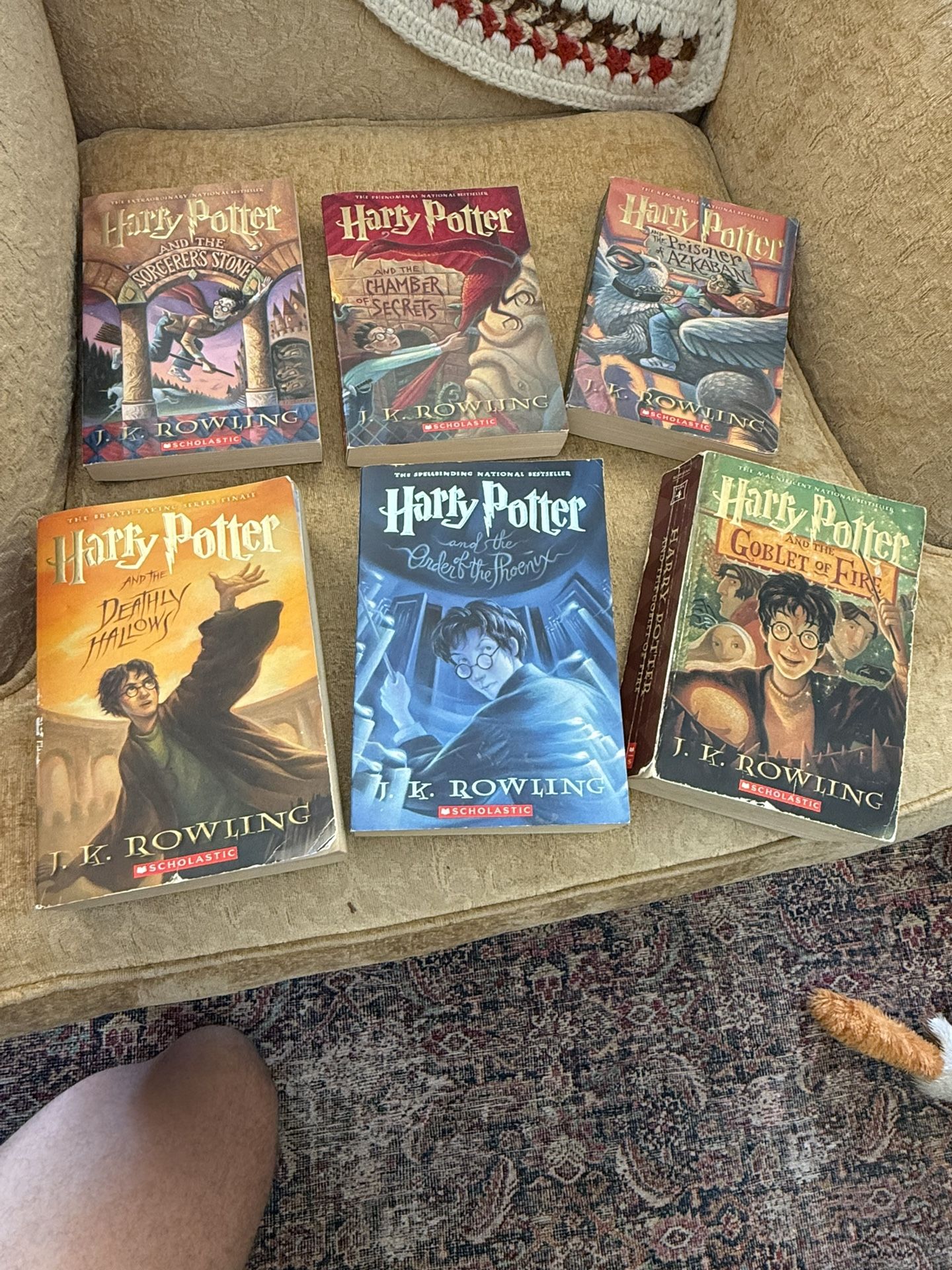 Harry Potter Book Series - 2008 Edition (missing Book 6)