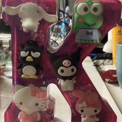 Letter K of hello Kitty made with epoxy