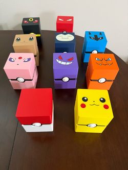 Pokemon Cards Storage Box - Character Design