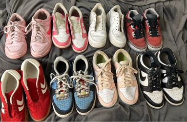 Mixed Lot of 8 Sneaker Pairs/Shoes