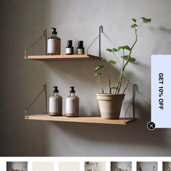 Two Brand New Wall Shelves - Modern Shelves 