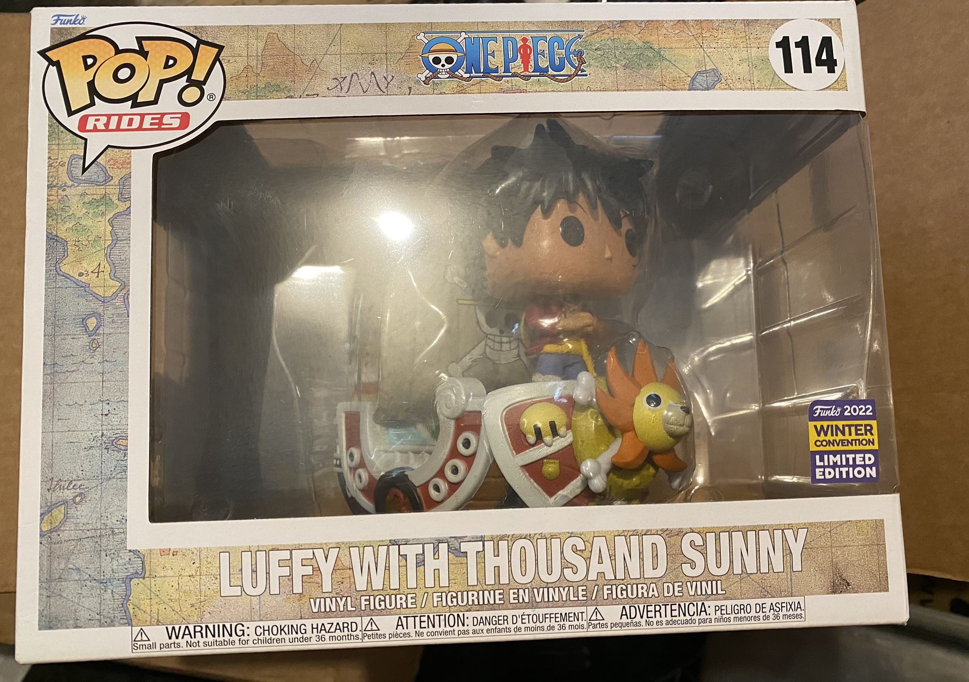 Funko Pop! Rides One Piece Luffy With Thousand Sunny #114 Winter Convention