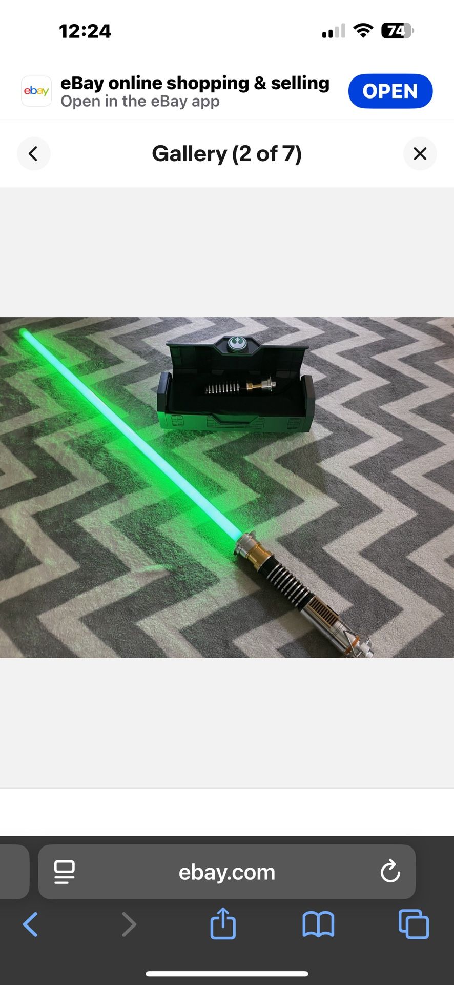  Lightsaber Hilt & Blade  Luke Skywalker