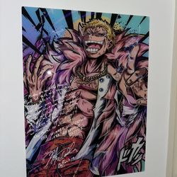 One Piece Signed Poster - DoFlamingo 