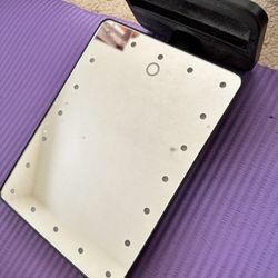 2 Inch Screen Makeup Mirror with 24 Dimmable LEDs & Close-up Vanity Lights Up