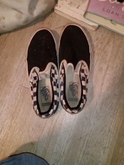 Checkered Black And White Vans