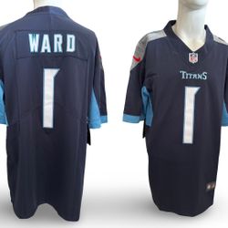 Tennessee Titans #1 Cam Ward Jersey Stitched S-3XL