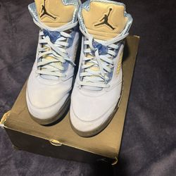 Size 15 Jordan Retro 5 Unc 