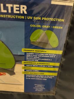 BRAND NEW pop up sun shelter for picnic, beach, or game days