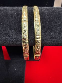 18K Gold-Dipped Bangle Combo set