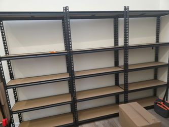 4 storage shelves