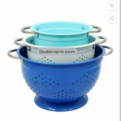 MIU 3-piece Colander Set