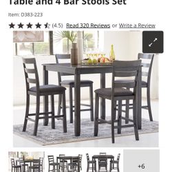 Dinning Table With 4 Chairs