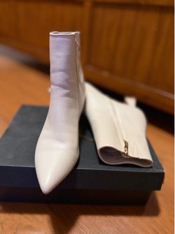 White Leather Boots