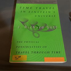 Book Time Travel In Einstein’s Universe
