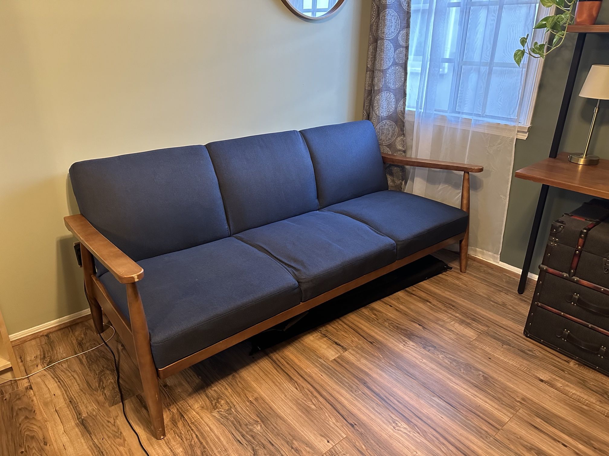 Blue Futon Couch
