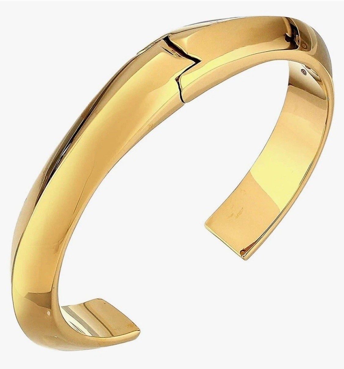 Kate Spade Raise The Bar Gold Cuff Hinged Bracelet, Bangle Bracelet