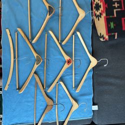 Vintage Wooden Hangers 40’s-60’s