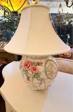 White Mosaic - Rose Lamp - 80% OFF OFFER!!!